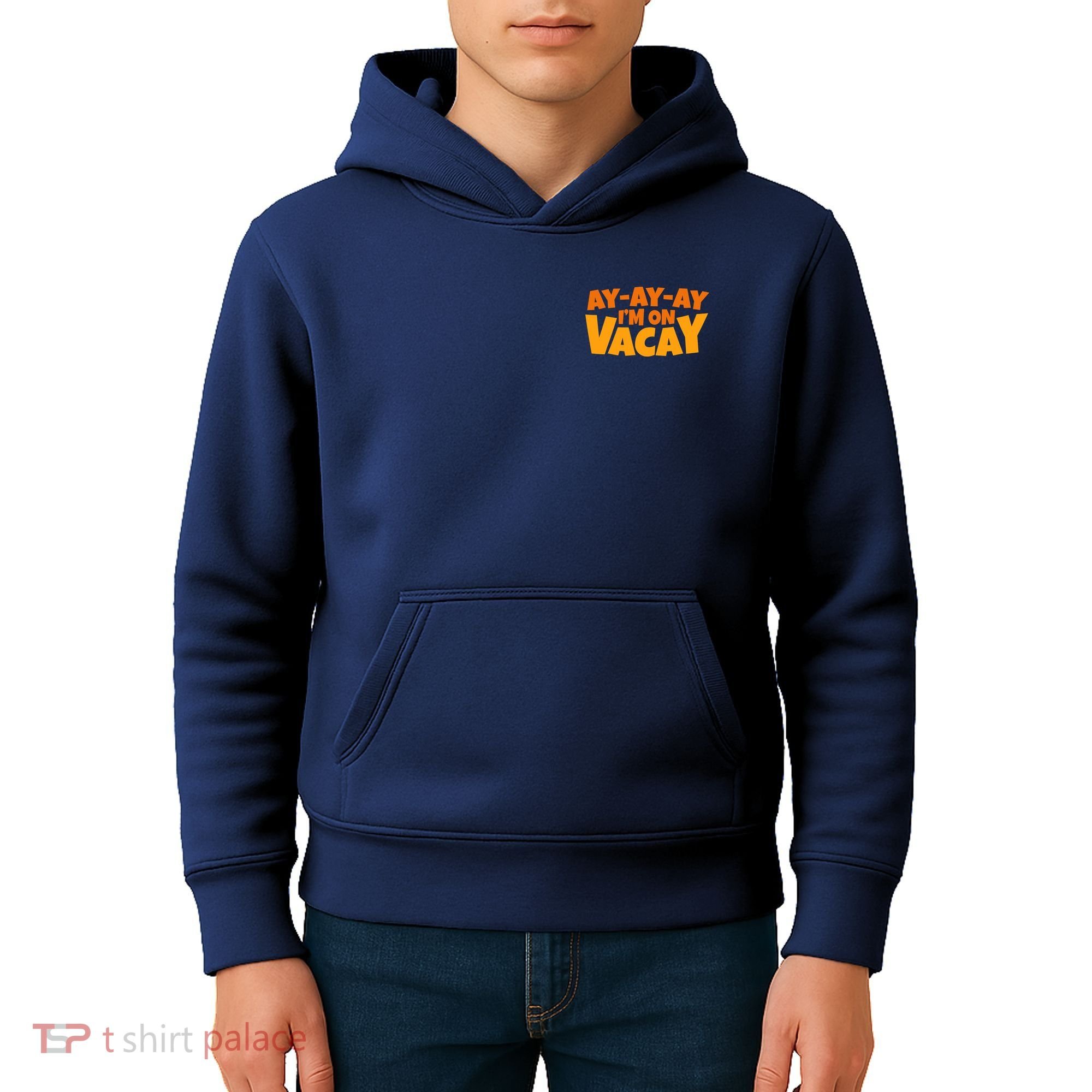 AyAyAy Im On Vacay Summer Vacation Tropical Beach Kids Hoodie