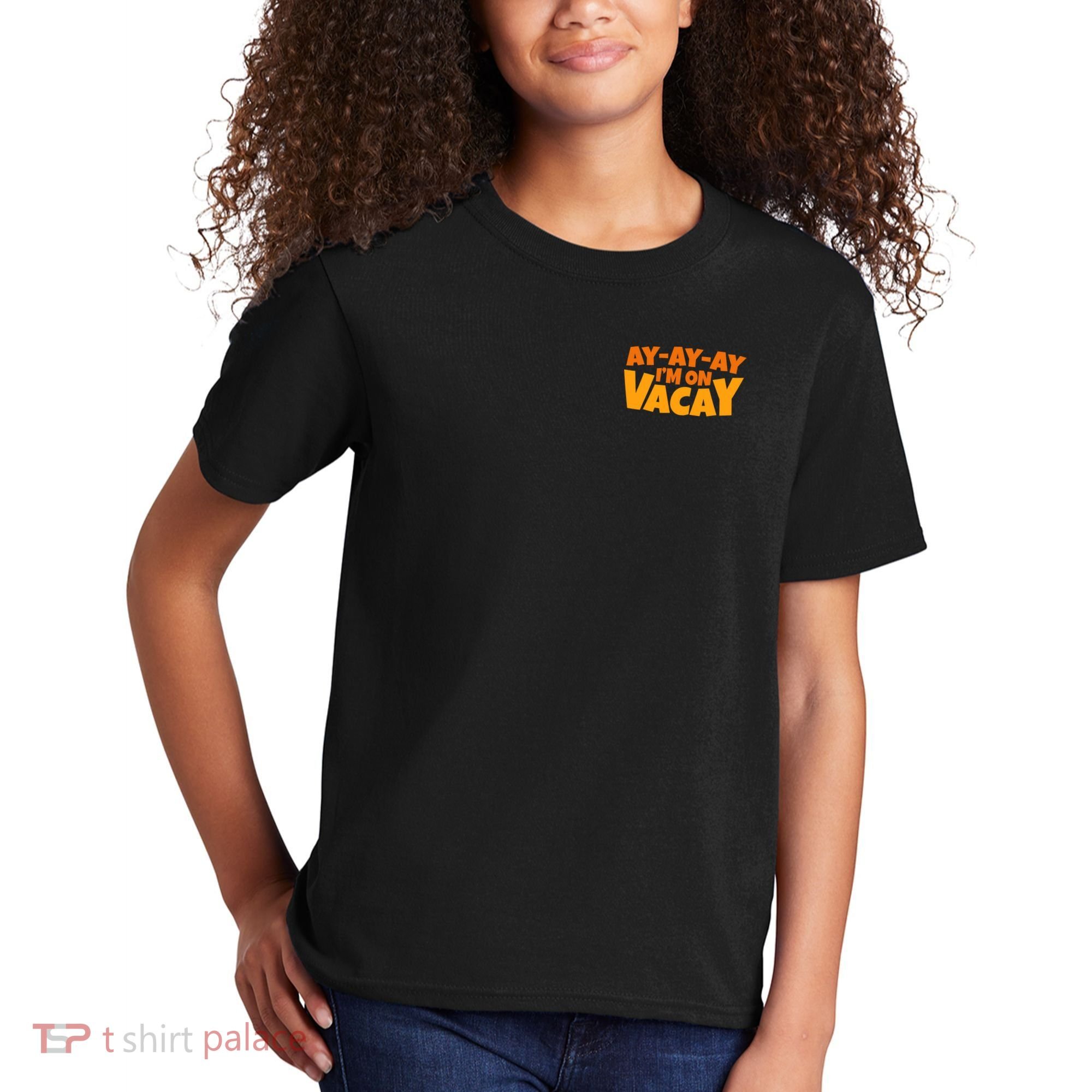 AyAyAy Im On Vacay Summer Vacation Tropical Beach Kids T-Shirt