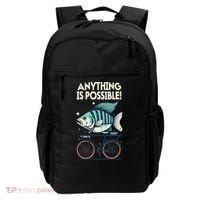 Anything Is Possible Fish Riding A Bicycle Backpack thumb 0