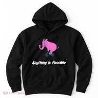 Anything Is Possible Elephant Bicycle Hoodie thumb 0
