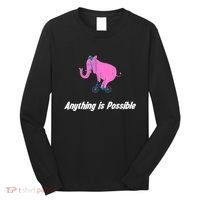 Anything Is Possible Elephant Bicycle Long Sleeve Shirt thumb 0