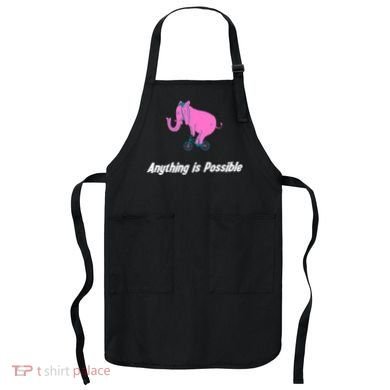 Anything Is Possible Elephant Bicycle Apron