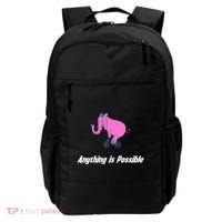 Anything Is Possible Elephant Bicycle Backpack thumb 0