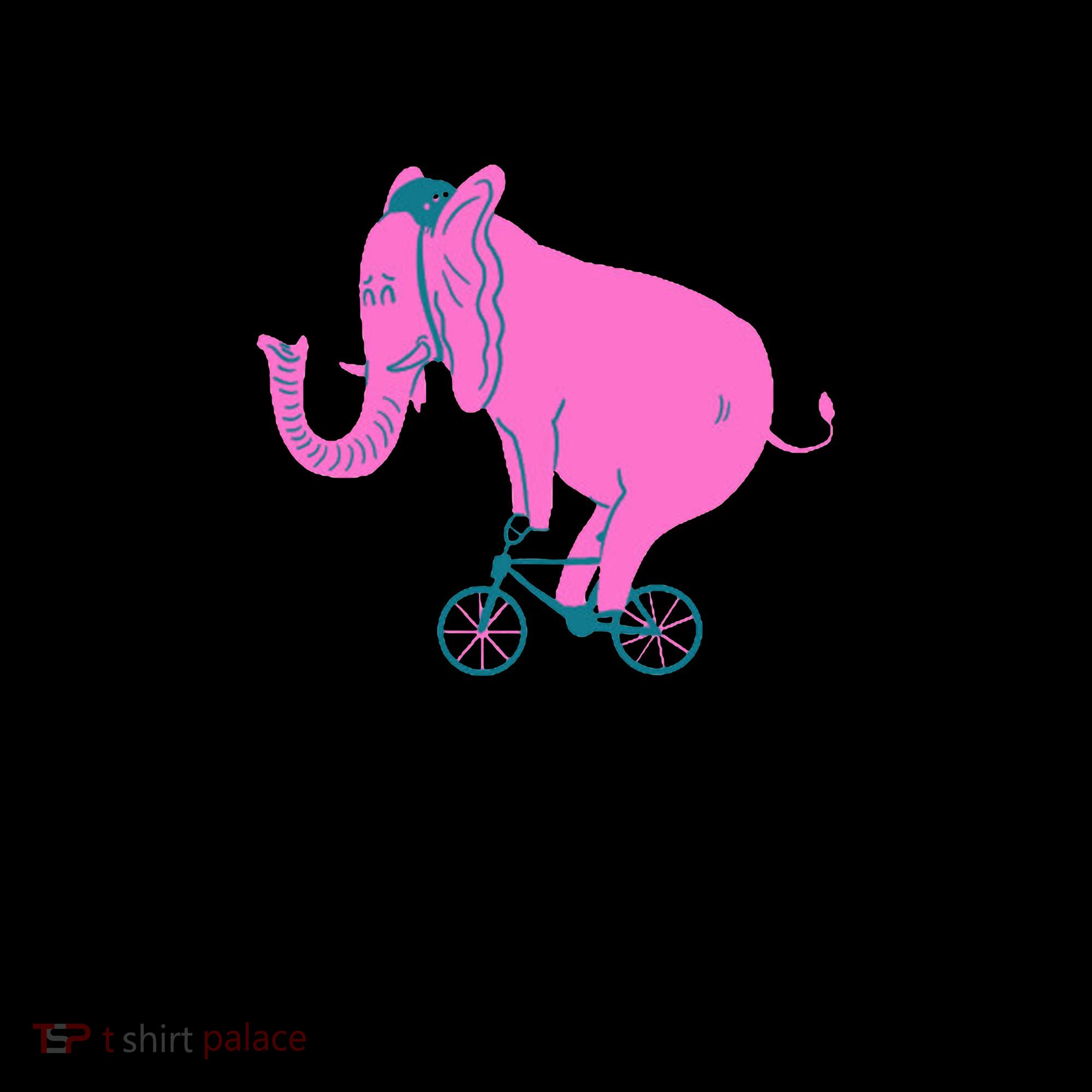 Anything Is Possible Elephant Bicycle Coffee Mug