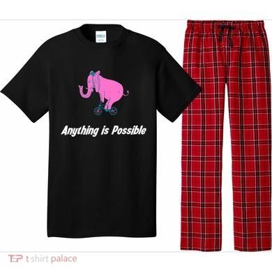 Anything Is Possible Elephant Bicycle Pajama Set