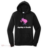 Anything Is Possible Elephant Bicycle Women's Hoodie thumb 0