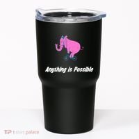 Anything Is Possible Elephant Bicycle Tumbler thumb 0