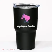 Anything Is Possible Elephant Bicycle Tumbler thumb 0