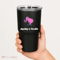 Anything Is Possible Elephant Bicycle Tumbler thumb 2