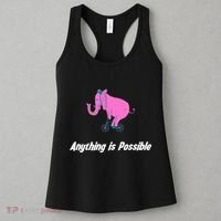 Anything Is Possible Elephant Bicycle Women's Tank Top thumb 3