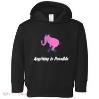 Anything Is Possible Elephant Bicycle Toddler Hoodie thumb 0