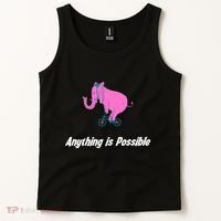Anything Is Possible Elephant Bicycle Tank Top thumb 2