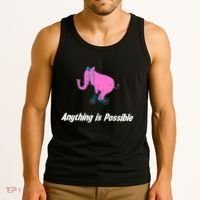 Anything Is Possible Elephant Bicycle Tank Top thumb 3
