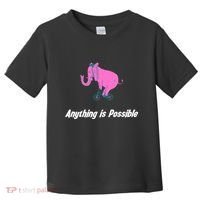 Anything Is Possible Elephant Bicycle Toddler T-Shirt thumb 0