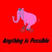 Anything Is Possible Elephant Bicycle Santa Hat thumb 1