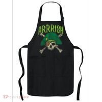 Arrish Irish Pirate Skull Leprechaun Happy St Patrick's Day Boys Apron thumb 0