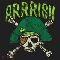 Arrish Irish Pirate Skull Leprechaun Happy St Patrick's Day Boys Beanie thumb 2