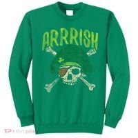 Arrish Irish Pirate Skull Leprechaun Happy St Patrick's Day Boys Sweatshirt thumb 0