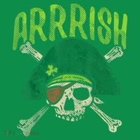 Arrish Irish Pirate Skull Leprechaun Happy St Patrick's Day Boys Kids Sweatshirt thumb 2