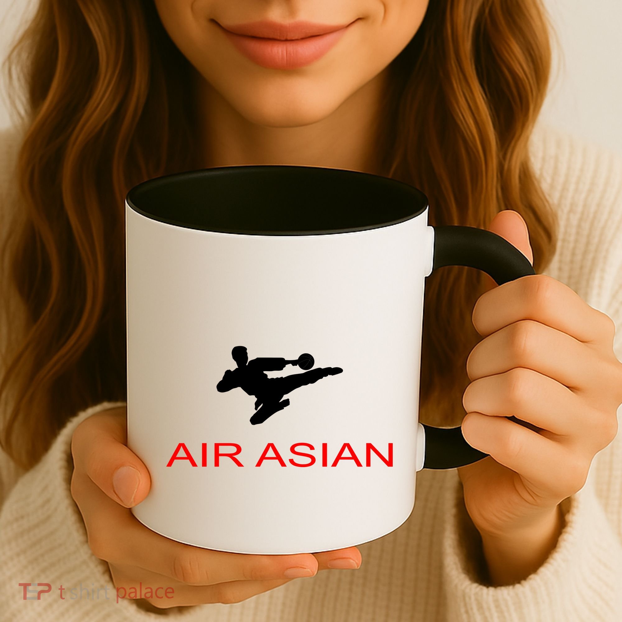 Air Asian Karate Kick Coffee Mug