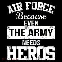 Air Force Because The Army Needs Heroes  Backpack thumb 2