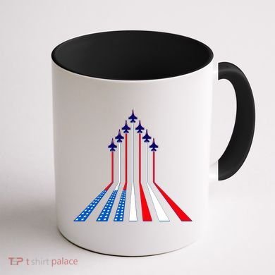 AIr Force flag - Air Show Trail Flag Coffee Mug back
