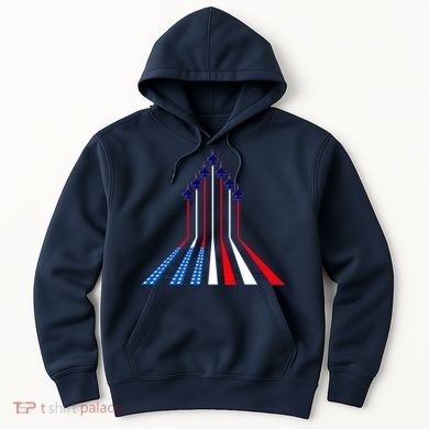 AIr Force flag - Air Show Trail Flag Hoodie