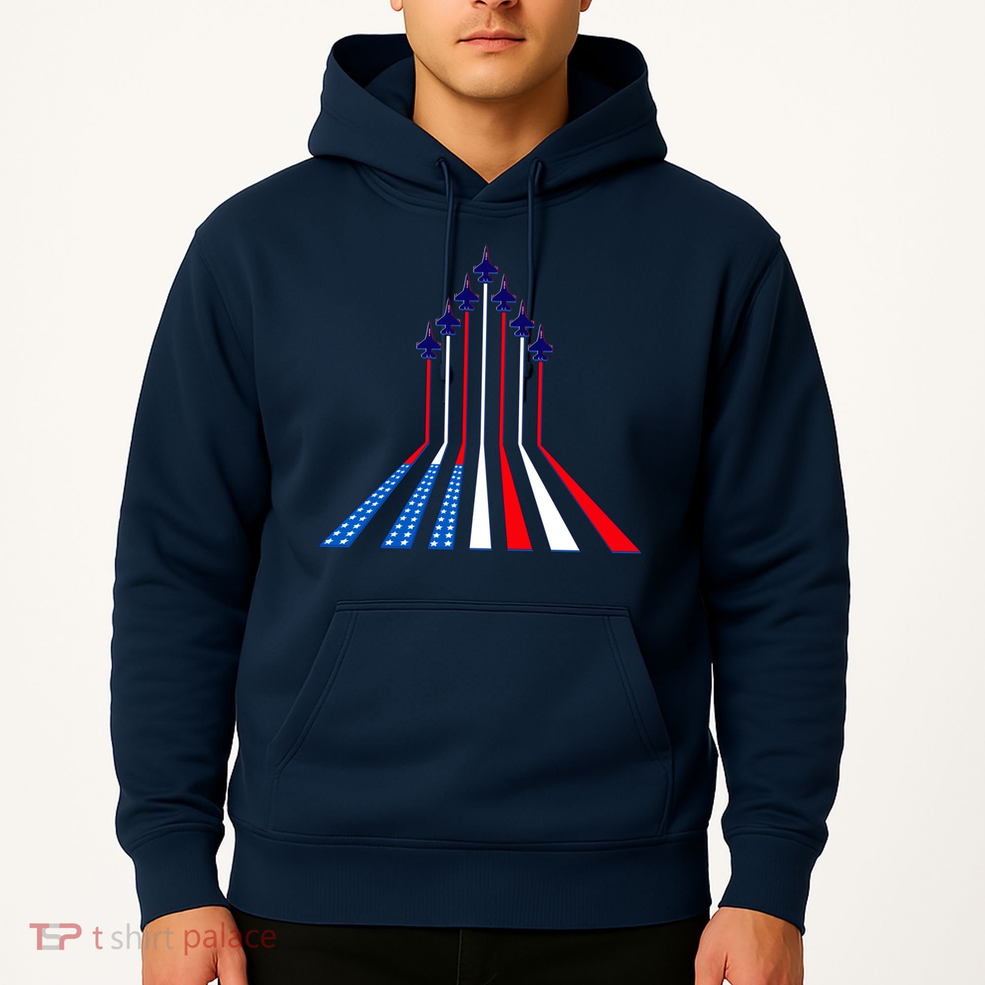 AIr Force flag - Air Show Trail Flag Hoodie
