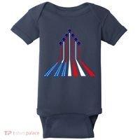 AIr Force flag - Air Show Trail Flag Baby Bodysuit thumb 0