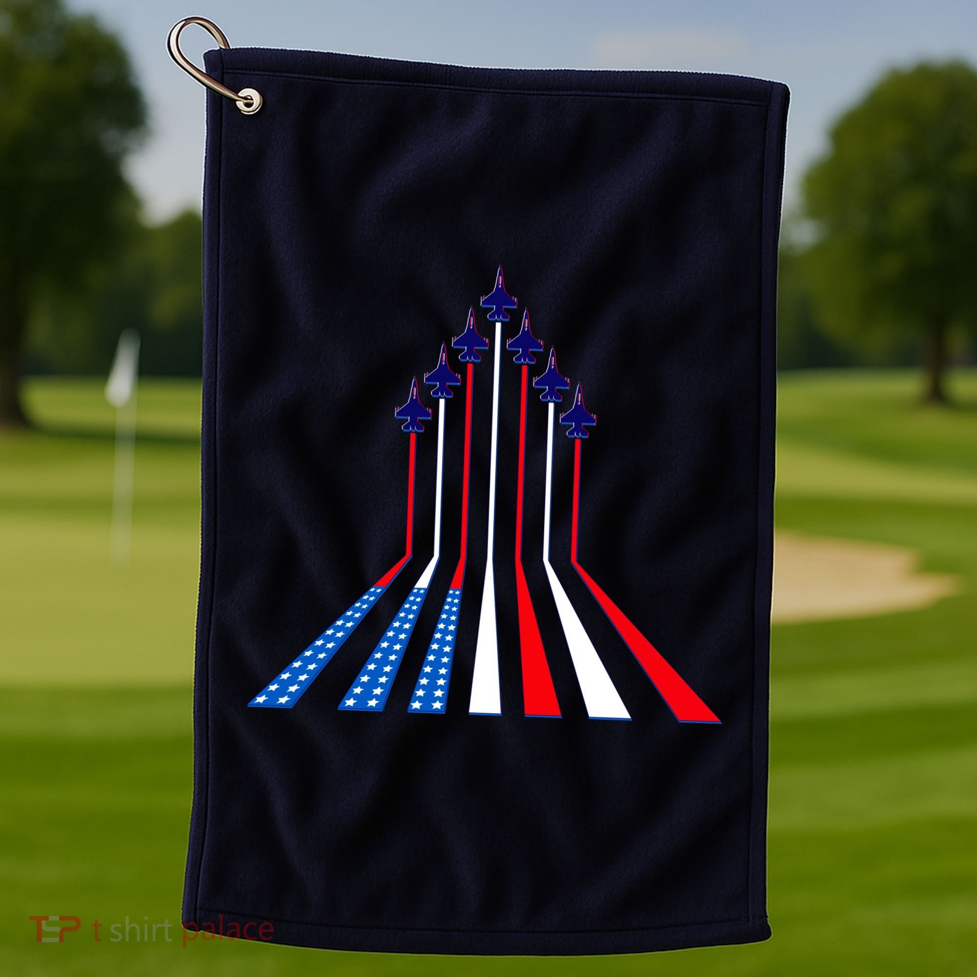AIr Force flag - Air Show Trail Flag Golf Towel