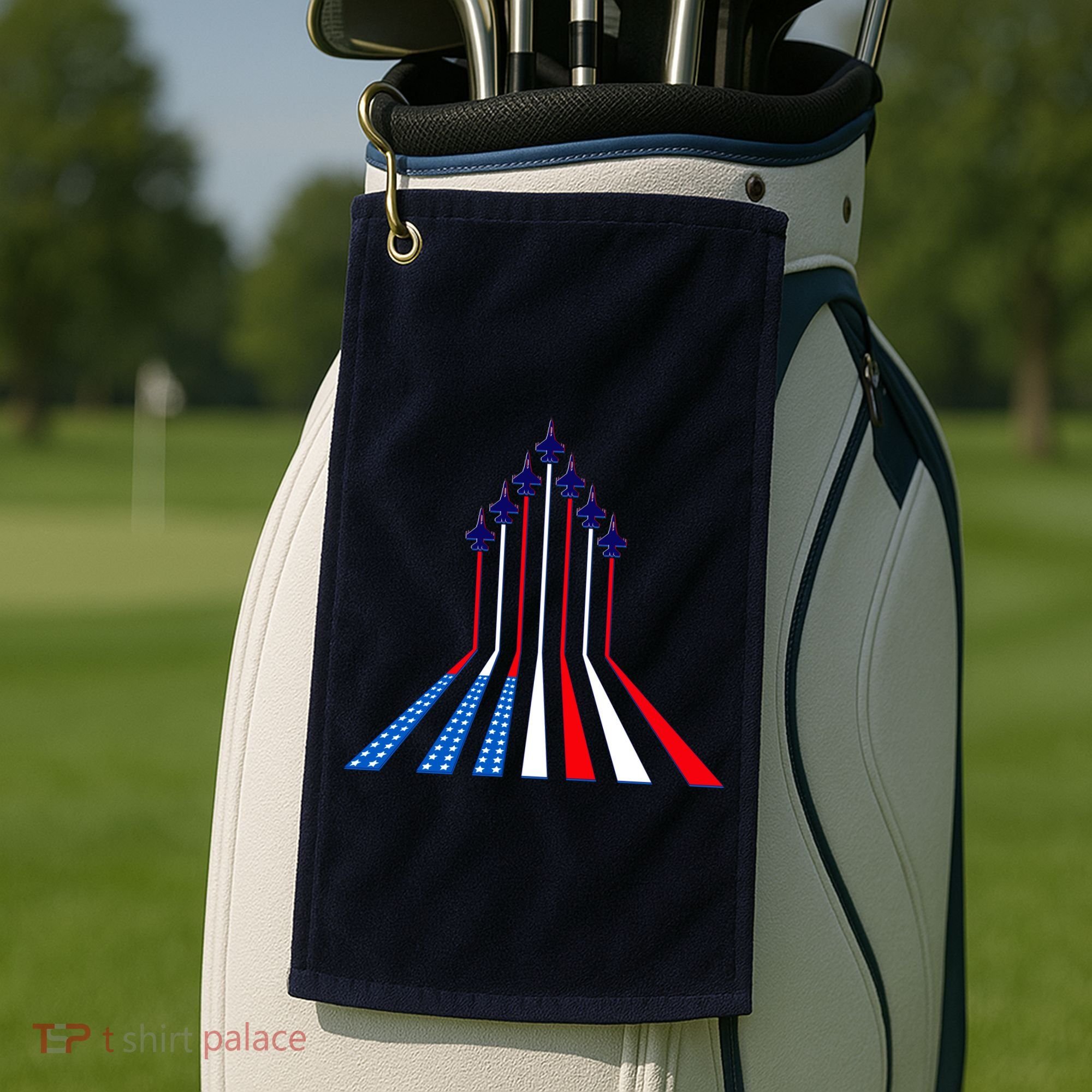 AIr Force flag - Air Show Trail Flag Golf Towel
