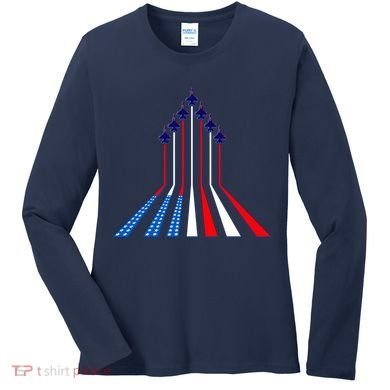 AIr Force flag - Air Show Trail Flag Women's Long Sleeve Shirt