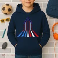 AIr Force flag - Air Show Trail Flag Kids Hoodie thumb 2