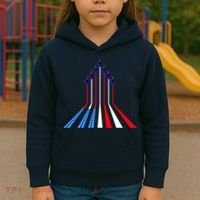 AIr Force flag - Air Show Trail Flag Kids Hoodie thumb 3