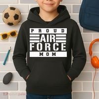 Air Force Mom Kids Hoodie thumb 2