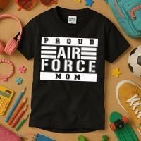 Air Force Mom Kids T-Shirt thumb 3