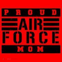Air Force Mom Santa Hat thumb 1