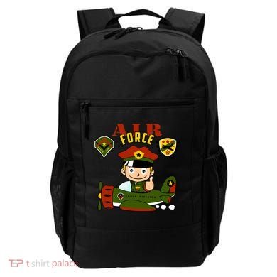 Air Force Pilot Boy Cartoon Backpack
