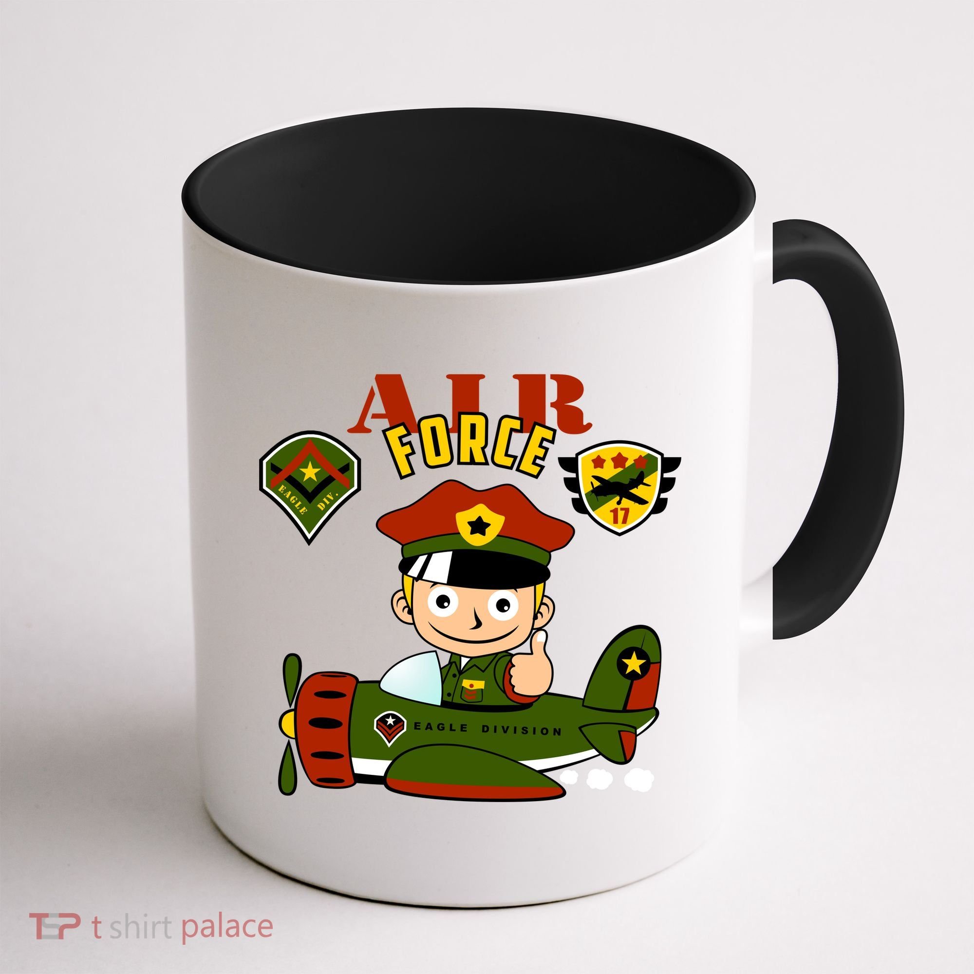 Air Force Pilot Boy Cartoon Coffee Mug