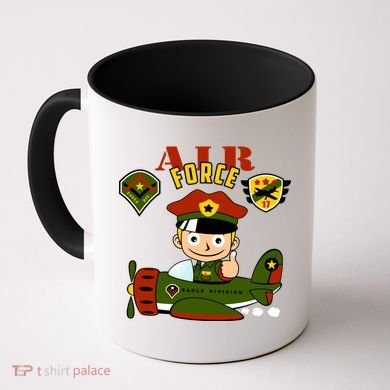 Air Force Pilot Boy Cartoon Coffee Mug