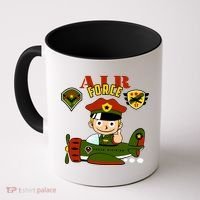 Air Force Pilot Boy Cartoon Coffee Mug thumb 0