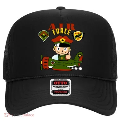 Air Force Pilot Boy Cartoon Hat
