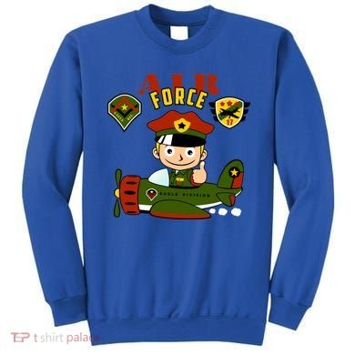 Air Force Pilot Boy Cartoon Sweatshirt