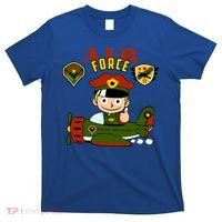 Air Force Pilot Boy Cartoon T-Shirt thumb 0
