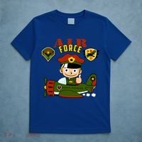 Air Force Pilot Boy Cartoon T-Shirt thumb 5