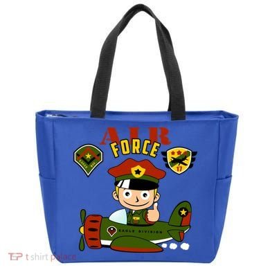Air Force Pilot Boy Cartoon Tote Bag
