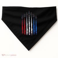 AIr Force Red White & Blue Trail USA-Made Doggie Bandana thumb 0