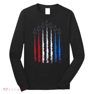 AIr Force Red White & Blue Trail Long Sleeve Shirt