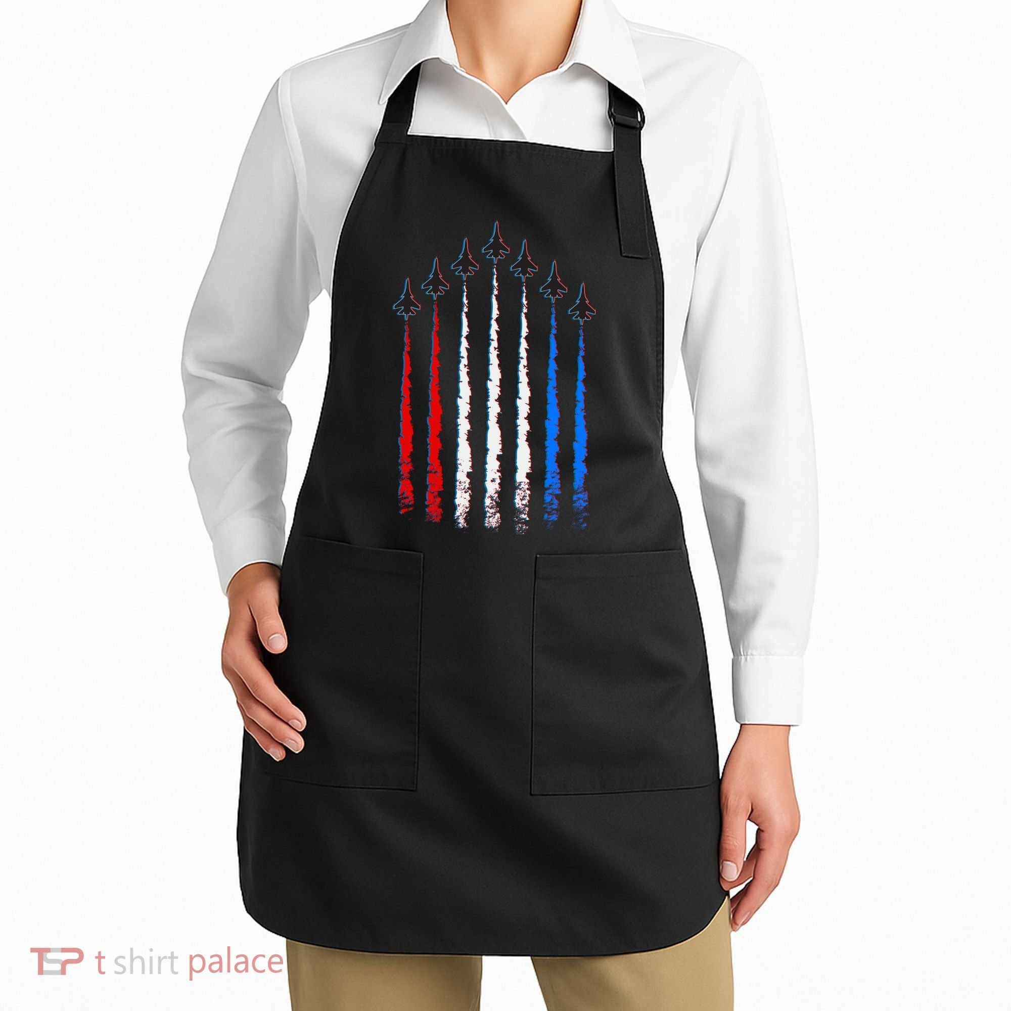 AIr Force Red White & Blue Trail Apron