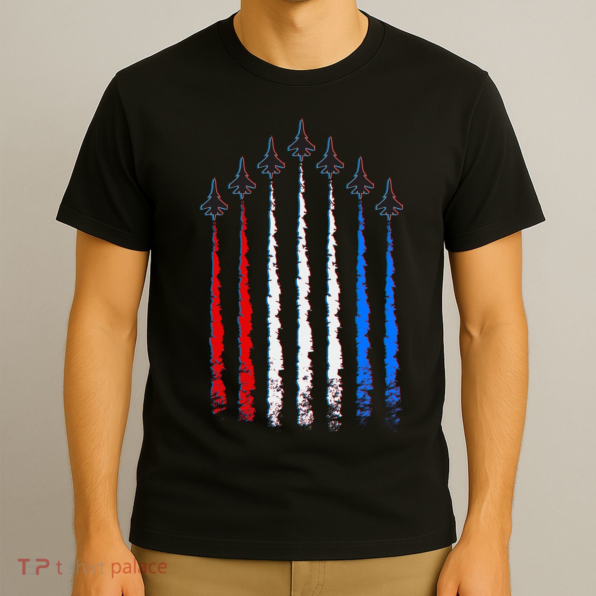 AIr Force Red White & Blue Trail T-Shirt